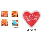 KALPLİ SEVGİ MESAJLI CEP SOBASI,EL ISITICI,SICAK SU TORBASI PVC 9cm