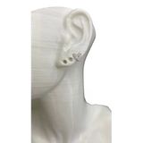 Kalpli Tragus Piercing Helix Kıkırdak Figürlü (Gümüş İğnelidir)
