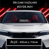 Kalpsiz Ukala Yazi Sticker - Araba Motosikler Atv Kamyon Kamyonet Cam Uyumlu Sticker Etiket
