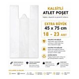 Kalsitli Atlet Poşet Extra Büyük Boy 45 X 75 Cm 18 - 23 Adet