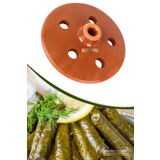 Kalsiyum Mood Sırlı Toprak Dolma Sarma Taşı Kapağı 22 cm Orta Boy