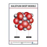 KALSİYUM OKSİT (CAO) MODELİ LEVHASI (70X100 CM)