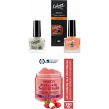Kalyon Tırnak Güçlendirici+Bakım Yağı+NEDOX Liçi (LYCHEE OİL) Besleyici, Arındırıcı Ve Nemlendirici El & Vücut Peelingi