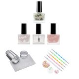 Kalyon Tirnak Sertlestirici+French Set+Stamper+Dot Kalemi 5Li
