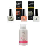 Kalyon Tırnak Setleştirici+Bakım Yağı+Et Temizleyici+Pompalı Aseton 200Ml