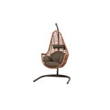 KalyonHome Gardeniza Sardinya Rattan Tek Kişilik Bahçe Salıncağı Balkon Teras Yeşil