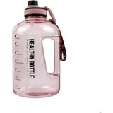 Kamardey Motivasyon Su Matarası 2200 ml Suluk Spor Su Şişesi - Bpa Içermez - Pembe - 1 Adet