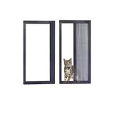 Kamataş Akordeon Pilise Yırtılmaz Ped Kedi Tüllü Pencere Sineklik Antrasit (70X130) Istenilen Ölçüde