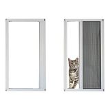 Kamataş Akordeon Pilise Yırtılmaz Ped Kedi Tüllü Pencere Sineklik Beyaz (70X130) Istenilen Ölçüde