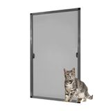 Kamataş Kedi Tüllü Sabit Sök Tak Papuçlu Pencere (Max 70X130) Sinekliği Antrasit, Özel Ölçü Verebilirsin