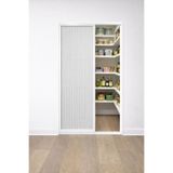 Kamataş PLİSE AKORDİYON SÜRME KAPI İSTENİLEN ÖLÇÜDE YAPILIR (MAX 110x240) GRİ PERDE