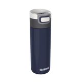 Kambukka Termos Kupa 500 ml - Paslanmaz Çelik Kahve Kupası - Sızdırmaz ve Sızdırmaz - Yalıtımlı Kupa, Seyahat & Kahve Kupası - 9 Saat Sıcak / 18 Saat Soğuk Tutar - Model ETNA DENIM BLUE