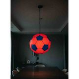 Kamer Bordo Mavi Futbol Topu Avize