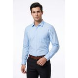 Kamer Erkek Büyük Beden Klasik Tek Cepli Uzun Kol Gömlek 3401 BGL-ST05530 - Buz Mavi - 4XL