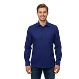 Kamer Erkek Kışlık Uzun Kol Tek Cepli Gömlek 3543 BGL-ST04806 - Lacivert - XL