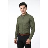Kamer Erkek Klasik Tek Cepli Uzun Kol Gömlek 4072 BGL-ST05497 - Haki