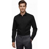 Kamer Erkek Silim Fit Uzun Kol Gömlek BGL-ST04867 - Siyah - 3XL