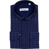 Kamer Erkek Slim Fit Gömlek Ekose 9451 - Lacivert