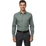 Kamer Erkek Slim Fitt Uzun Kol Petek Dokulu Gömlek 3850 BGL-ST04812 - Elma - XL