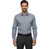Kamer Erkek Slim Fitt Uzun Kol Petek Dokulu Gömlek 3850 BGL-ST04812 - Gri