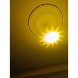 Kamer Güneş Lambası Avize - Açık Sarı