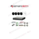 Kamera Alarm Sepeti 2mp 4 Kameralı Dış Ortam Ahd Hd-Cvı Full Kamera Seti 2tb Disk - 001-Renkli