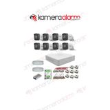 Kamera Alarm Sepeti 2mp 8 Kameralı Dış Ortam Ahd Hd-Tvı Full Kamera Seti 2tb Disk - 001-Renkli