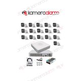 Kamera Alarm Sepeti Haıkon 16 Kameralı Güvenlik Kamera Hazır Set 2 Tb HDD 7/24 -2tb Kayıt Kapasiteli Sistem - 001-Renkli