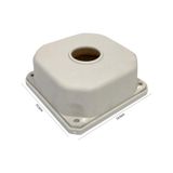 Kamera buat montaj kutusu beyaz avix 10X10 233059