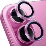 [KAMERA KORUYUCU] For iPhone 17 ile uyumlu Kamera Lens Koruyucu Metal Temperli HD Cam Çizilmeye Dayanıklı Kamera Koruyucu (Pink, iPhone 17)