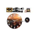 kamera online Duvar Saati Gizli Wifi Kamera 4k Canlı Izleme Ve Kayıt