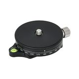 Kamera Panoramik Panning Tabanı Plakalı 3/8" Vida Alüminyum Alaşım Panorama Top Tripod Başlığı, Tripod Monopod DSLR Kameralar için, Ytvariw, Yük Kapasitesi 10 kg