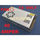 Kamera Sistemleri Için 12V 40A Akım Korumalı Fanlı Adaptör