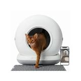 Kameralı Akıllı Otomatik Kedi Tuvaleti, Uzaktan Kontrol, 72 Lt