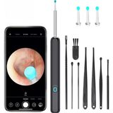 Kameralı Kulak Temizleme Cihazı, 1296P Full HD Kameralı Kulak Temizleyici, 6 Adet LED Işıklı, Su Geçirmez, App Kontrollü, Çocuklar ve Yetişkinler İçin Wifi Kameralı Kablosuz Kulak Temizleyici