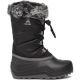 Kamik Snowangel Unisex Çocuk Bot 31 Numaralı Siyah Su Geçirmez Yalıtımlı ve Kolay Bağcık Sistemi