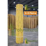 Kamış Çit Bambu Çit Hasır Doğal 2X5 Mertre