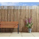 Kamış Çit Kamış Hasır Tel Dokumalı Kamış Bambu 1,5*5 Metre Gölgelik Doğal Kamış Hasır Çit-Gölgelik - 1,5 x 5 m
