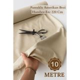 KAMİZ 10 Metre Amerikan Bezi Kumaş - Ham Bez Kumaş - Punch Kumaş - Kırlent-masa Örtüsü-runner