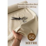 KAMİZ 50 Metre (1 Top) Amerikan Bezi Kumaş - Ham Bez Kumaş - Punch Kumaş - Kırlent-Masa Örtüsü -Astar
