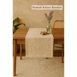 KAMİZ Keten Runner 40x110 Cm