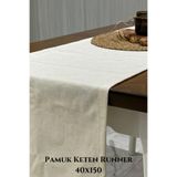 KAMİZ Pamuk Keten Runner 40x150