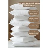 KAMİZ Pamuklu Fermuarlı Yastık Kılıfı 50 x 70 10 Adet