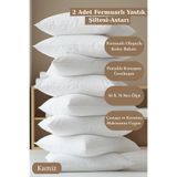 KAMİZ Pamuklu Yastık Kılıfı Fermuarlı 2 Adet 50x70