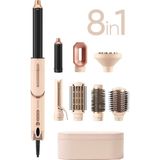 Kamma 8in1 Multi Airglow Saç Şekillendirme Seti Pembe 32 mm Isı Ayarı ile Profesyonel Şekillendirme