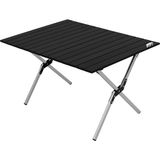 Kamp Ayısı® Alüminyum Katlanabilir Large Kamp ve Piknik Masası, Çantalı, Siyah - 82x60x47