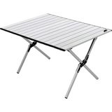 Kamp Ayısı® Large Alüminyum Katlanabilir Kamp ve Piknik Masası, Çantalı, Gri - 82x60x47