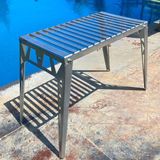 Kamp Ayısı® Norrgrill™ Ateş Üstü Ayaklı Izgaralı Katlanır Kamp Piknik Masası - Standart