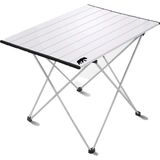 Kamp Ayısı® Orta Boy Alüminyum Katlanabilir Kamp ve Piknik Masası, Çantalı, Gri - 66 x 47 x 51 cm