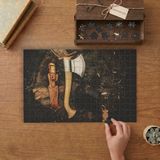 Kamp Baltası - Bıçak - Kamp Tasarımı 240 Parça Ahşap Puzzle Ahşap Kutuda MP03975